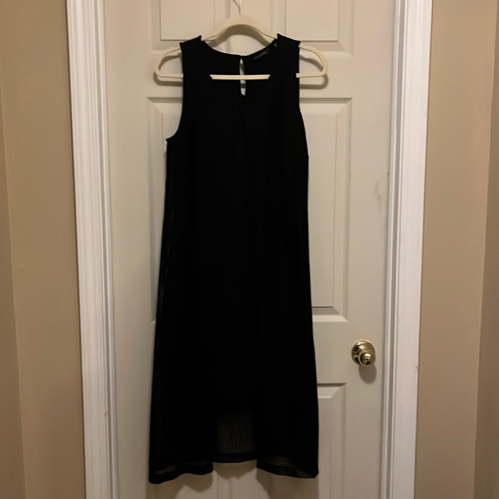 H by Halston casual black dress.